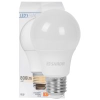 LED-Lampe AGL-Form opal E27 8W 806lm 2700K