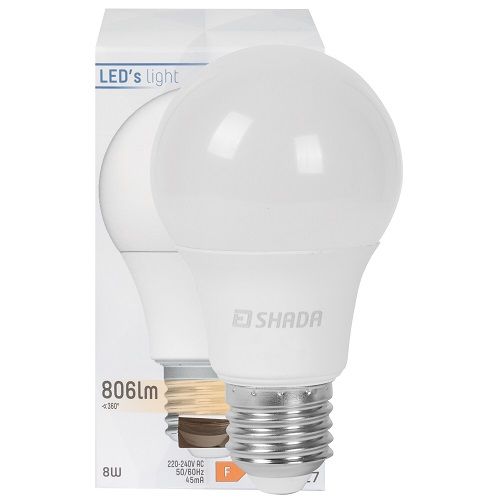 LED-Lampe AGL-Form opal E27 8W 806lm 2700K LED-Lampe AGL-Form opal E27 8W 806lm 2700K