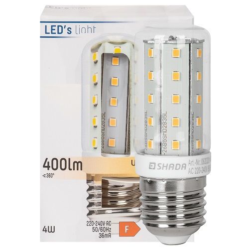 LED-Lampe Röhren-Form klar E27/4W 35W 400 lm 2700K LED-Lampe Röhren-Form klar E27/4W 35W 400 lm 2700K
