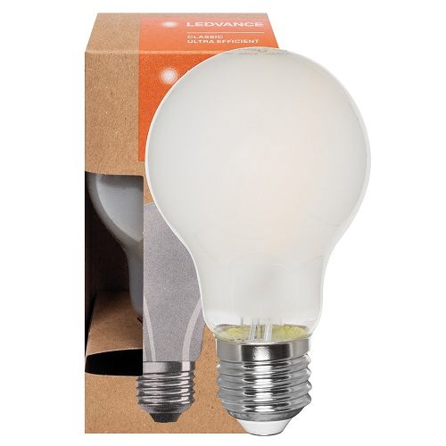 LED-Filament-Lampe ULTRA EFFICIENT CLASSIC A AGL-Form matt E27 3000K 5W (75W), 1.055 lm LED-Filament-Lampe ULTRA EFFICIENT CLASSIC A AGL-Form matt E27 3000K 5W (75W), 1.055 lm