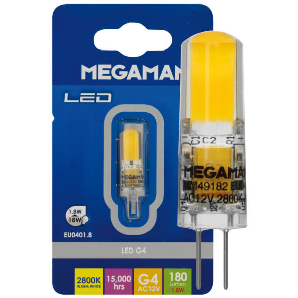 LED-Stiftsockellampe G4 2800K 1,8W 180lm LED-Stiftsockellampe G4 2800K 1,8W 180lm