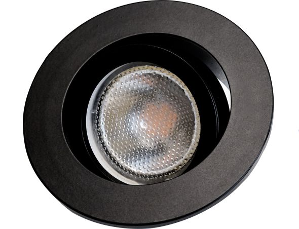 Einbauleuchte 1 x GU10/230V/50W und 1 x GU5,3/12V/50W mit Feder-Leuchtmittelhalterung Einbauleuchte 1 x GU10/230V/50W und 1 x GU5,3/12V/50W mit Feder-Leuchtmittelhalterung