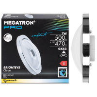 LED-Reflektorlampe GX53 2700K 7,0W 500 lm Chrom