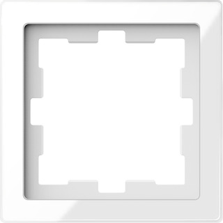Rahmen D-Life 1-fach Kristallweiß Rahmen D-Life 1-fach Kristallweiß