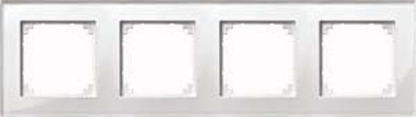 Rahmen M-PLAN Glas 4-fach Brillantweiß Rahmen M-PLAN Glas 4-fach Brillantweiß