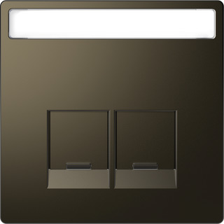 Zentralplatte 2-fach moccametallic MEG4574-6052 Zentralplatte 2-fach moccametallic MEG4574-6052