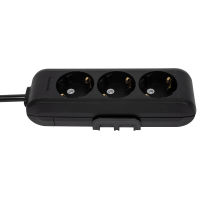 Mehrfachsteckdose 3-fach 1,5m schwarz