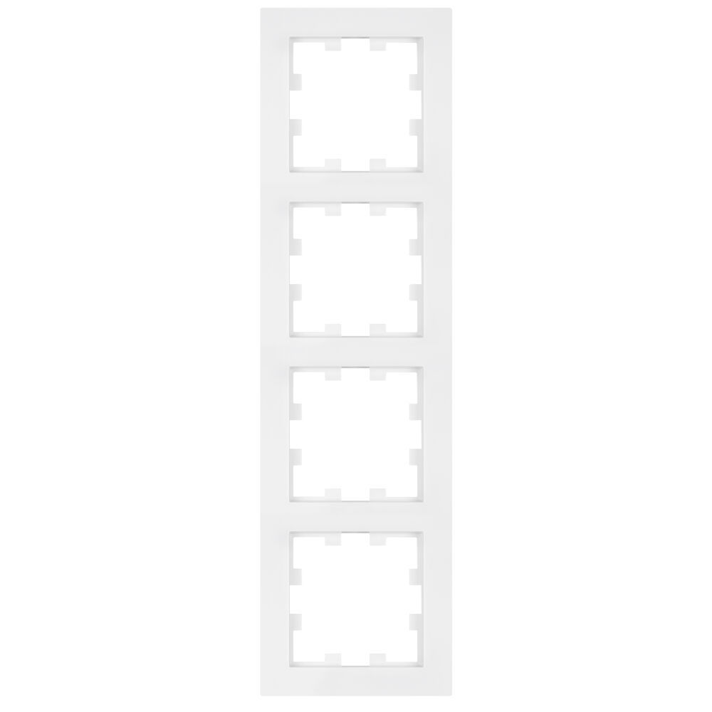 Abdeckrahmen KARRE Plus 55 reinweiß (~RAL 9010) Abdeckrahmen KARRE Plus 55 reinweiß (~RAL 9010)