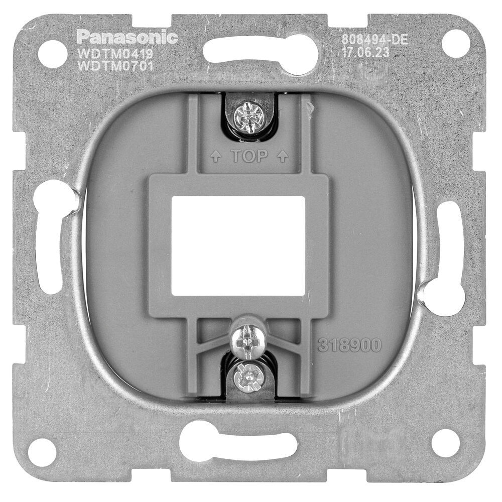 Sockel mit Tragring für Blindabdeckung KARRE Plus 55 reinweiß (~RAL 9010) Sockel mit Tragring für Blindabdeckung KARRE Plus 55 reinweiß (~RAL 9010)