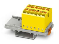 Verteilerblock PTFIX 12X2,5-NS35 YE