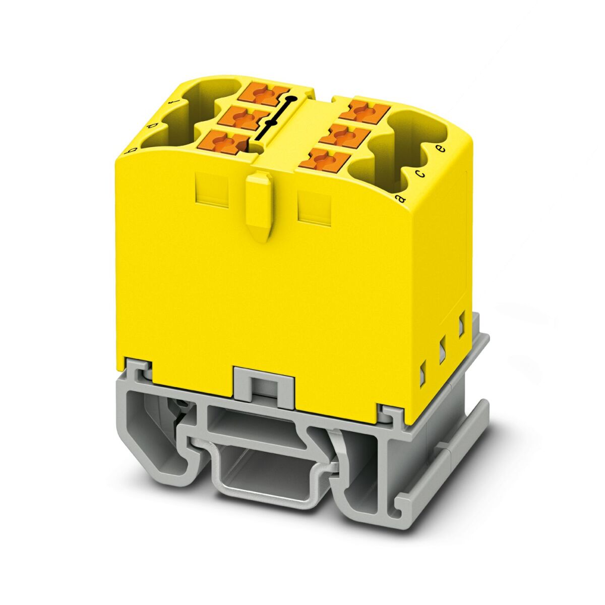 Verteilerblock PTFIX 6X2,5-NS15A YE