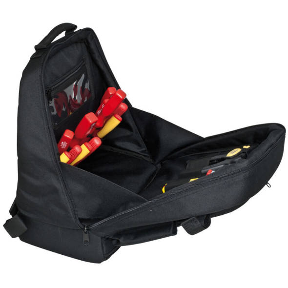 Werkzeug-Rucksack mit Werkzeug Werkzeug-Rucksack mit Werkzeug