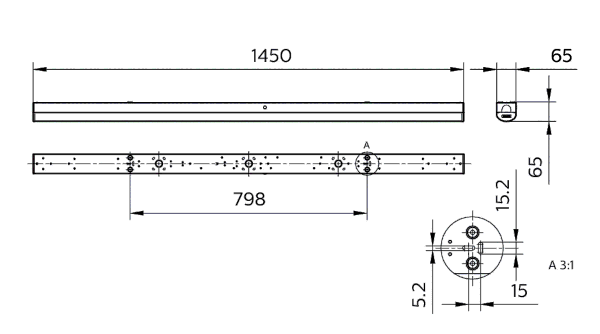 LED-Leuchte 840 ML L1500mm BN126C LED #50053299