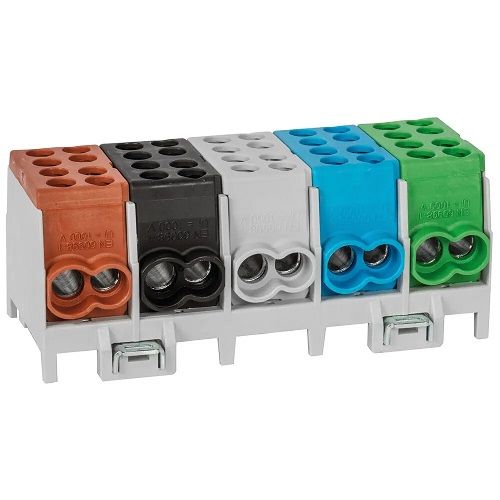 Hauptleitungsabzweigklemme HLAK 25-5/10 BSG-S je Block 2 Eingänge 25 mm² und 2 Ausgänge 16 mm² Hauptleitungsabzweigklemme HLAK 25-5/10 BSG-S je Block 2 Eingänge 25 mm² und 2 Ausgänge 16 mm²