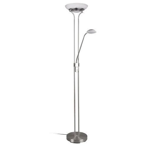 LED-Standleuchte ORSON LED/27W und LED/4,5W 3000K Nickel matt LED-Standleuchte ORSON LED/27W und LED/4,5W 3000K Nickel matt