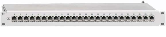 Patchpanel PP-Cat.6/ClassE-24/1 Datenübertragung bis 250 MHz Patchpanel PP-Cat.6/ClassE-24/1 Datenübertragung bis 250 MHz