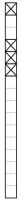 Kommunikations-Stele KSF 616-1/3 W