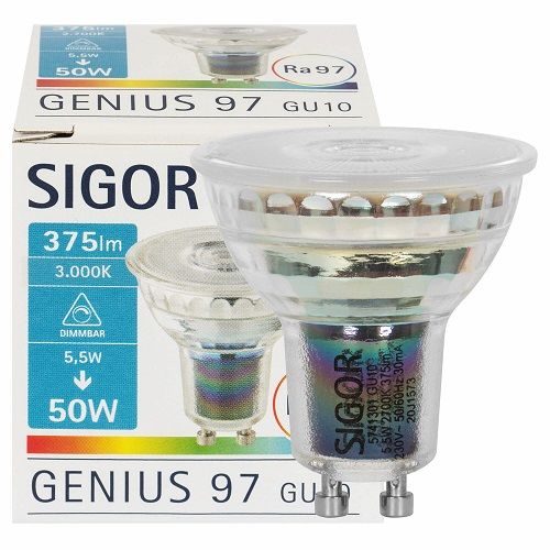 LED-Reflektorlampe GU10 3000K 5,5W 375lm LED-Reflektorlampe GU10 3000K 5,5W 375lm