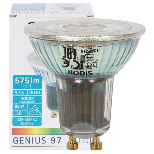 LED-Reflektorlampe GU10 4000K 9,3W 550lm LED-Reflektorlampe GU10 4000K 9,3W 550lm