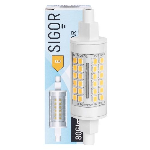LED-Stablampe R7s 2700K 7,0W L=78mm 806lm LED-Stablampe R7s 2700K 7,0W L=78mm 806lm
