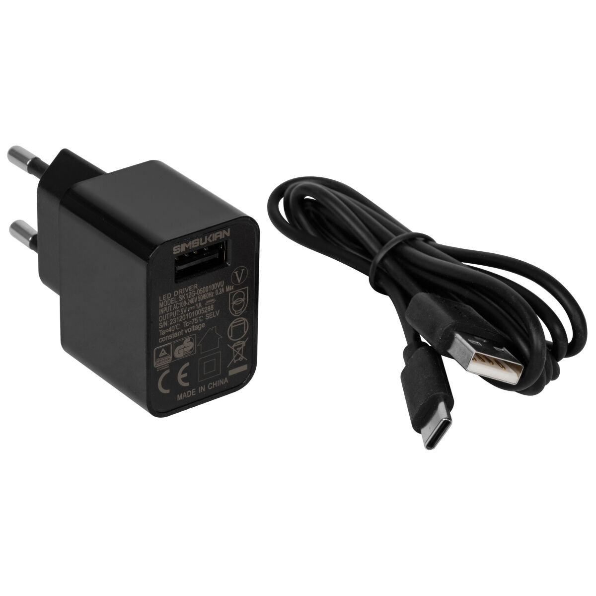 Ersatznetzteil NUINDIE USB-C schwarz Ersatznetzteil NUINDIE USB-C schwarz