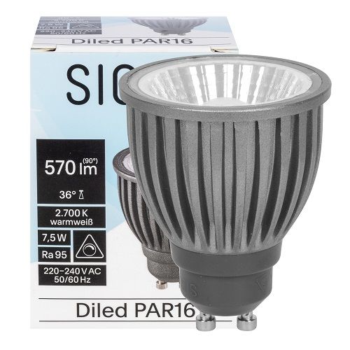 LED-Reflektorlampe GU10 2700K 7,5W 570lm