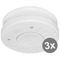 Rauchmelder 3er-Set RM520 fotoelektrisch VdS 3131 weiß