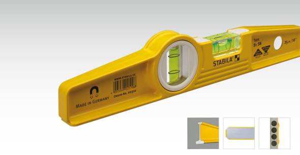 Torpedo-Wasserwaage 81 SM, 25cm, GT Torpedo-Wasserwaage 81 SM, 25cm, GT