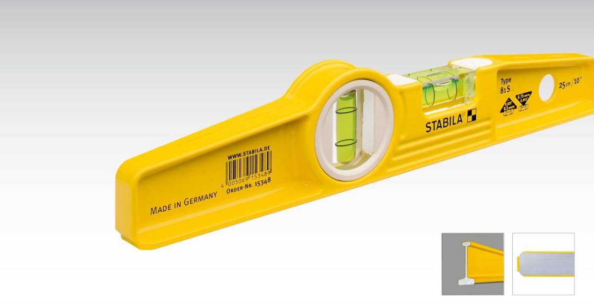 Torpedo-Wasserwaage 81 S, 25cm, GT Torpedo-Wasserwaage 81 S, 25cm, GT