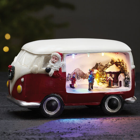 Weihnachtsbus MERRYVILLE 4 bunte LEDs Weihnachtsbus MERRYVILLE 4 bunte LEDs