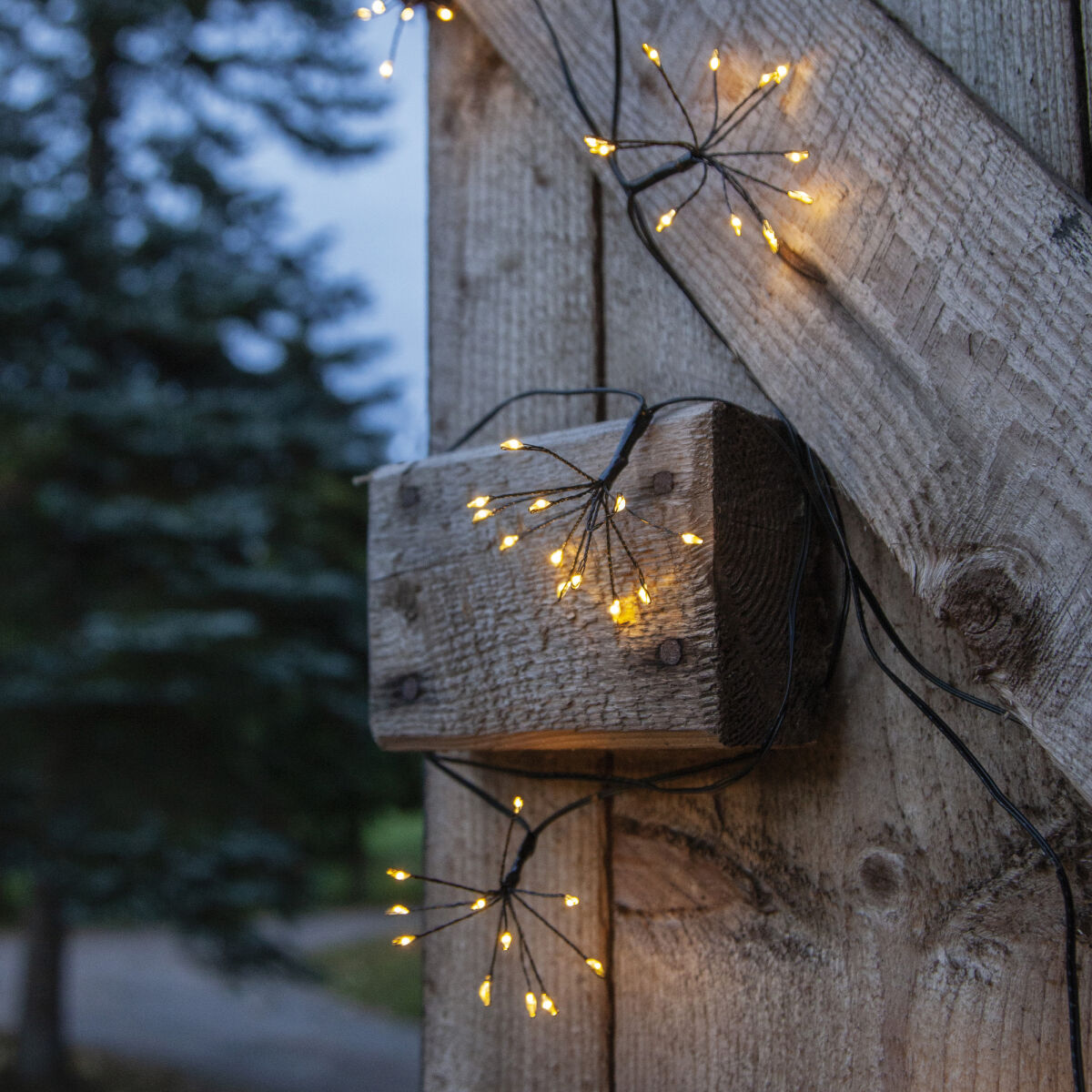 Solar-Minilichterkette 96 warmweiße LEDs Solar-Minilichterkette 96 warmweiße LEDs