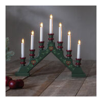 Weihnachtsleuchter SARA TRADITION 7 x E10/34V/3W