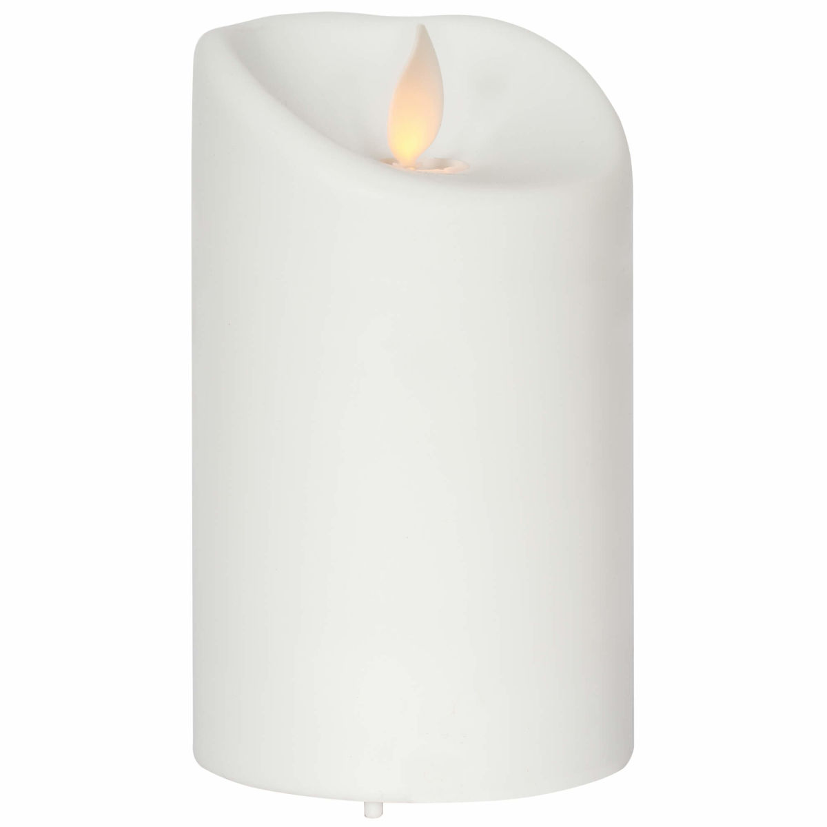LED-Kerze M-TWINKLE 1 warmweiße flackernde LED Kunststoff weiß LED-Kerze M-TWINKLE 1 warmweiße flackernde LED Kunststoff weiß