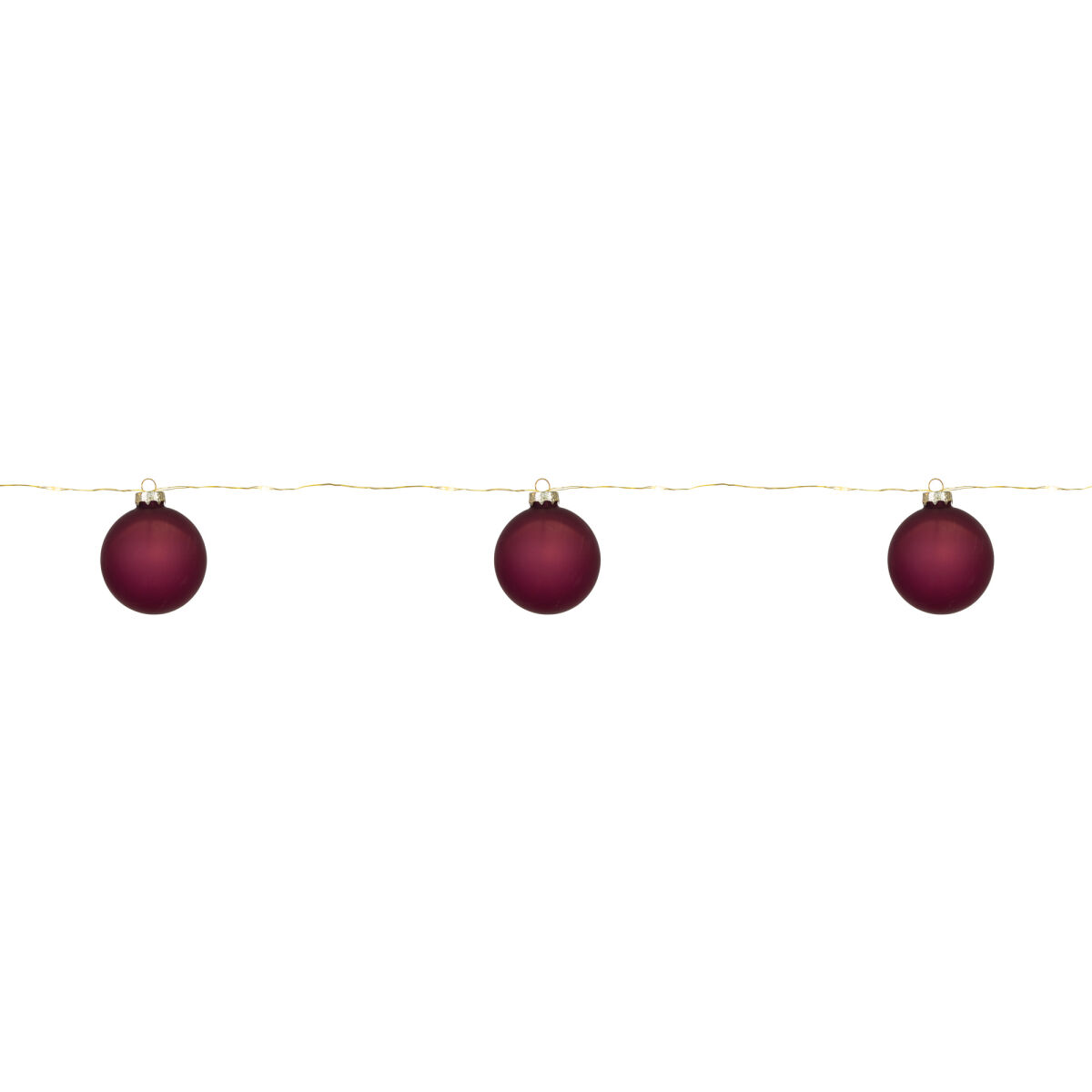 LED-Minilichterkette BLISS 22 warmweiße LEDs rot