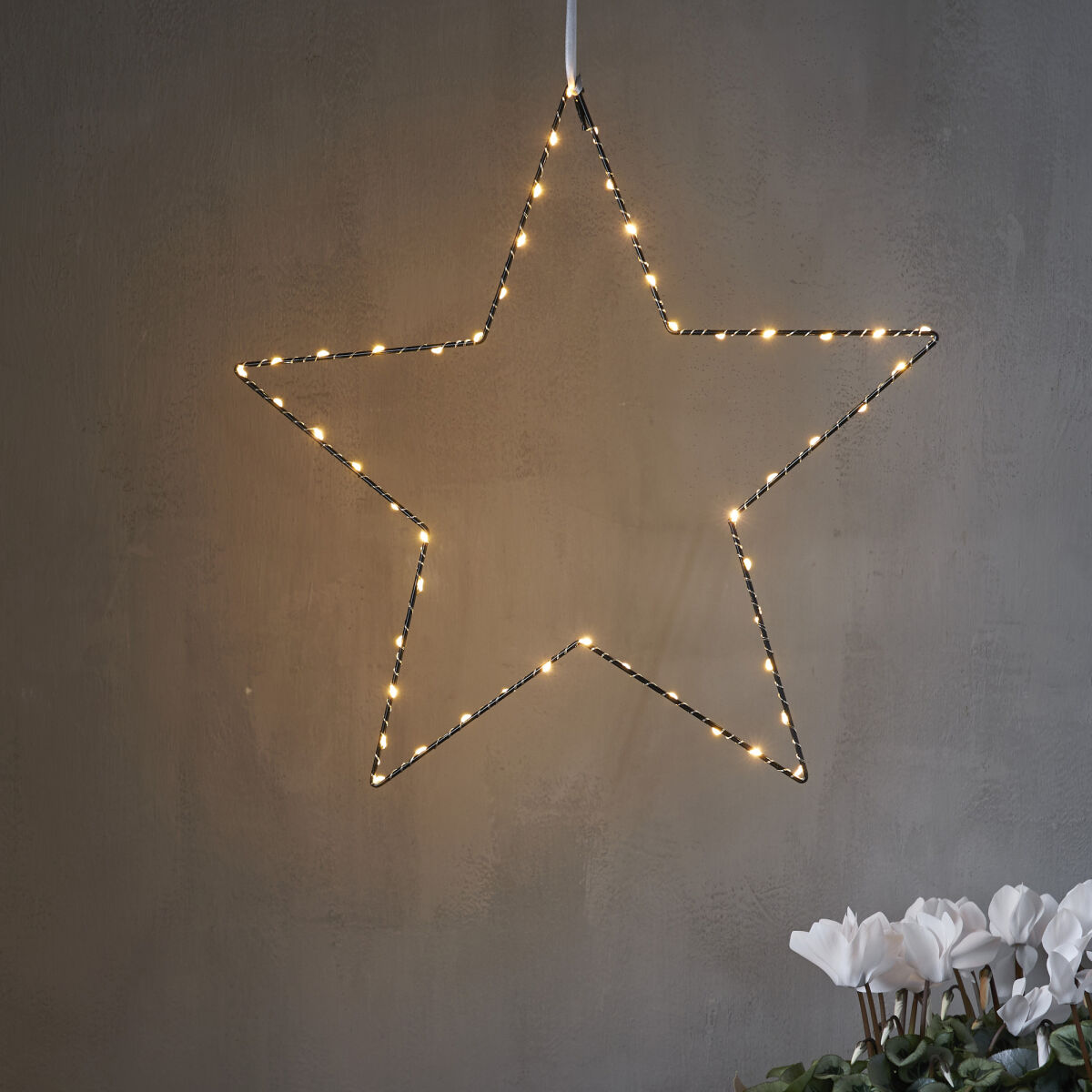 LED-Weihnachtsstern MIRA 50 warmweiße LEDs Ø 450 LED-Weihnachtsstern MIRA 50 warmweiße LEDs Ø 450