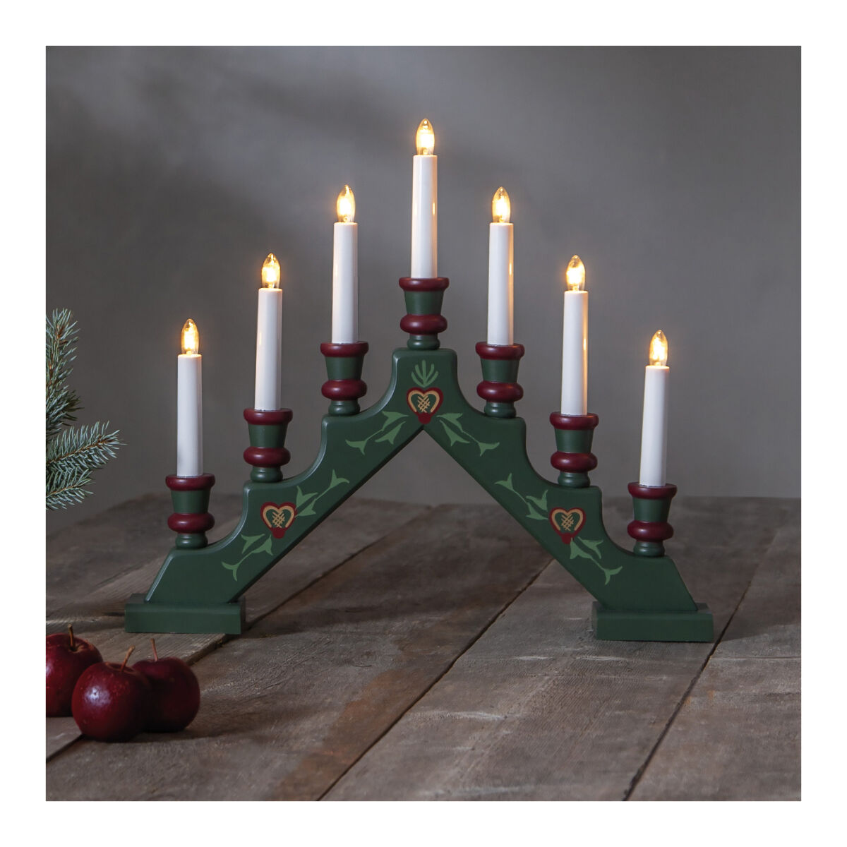 Weihnachtsleuchter SARA TRADITION 7 x E10/34V/3W Weihnachtsleuchter SARA TRADITION 7 x E10/34V/3W