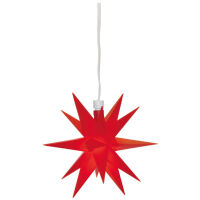Weihnachtsstern 1 warmweiße LED mit Trafo Ø 120