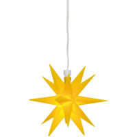 Weihnachtsstern 1 warmweiße LED mit Trafo Ø 120