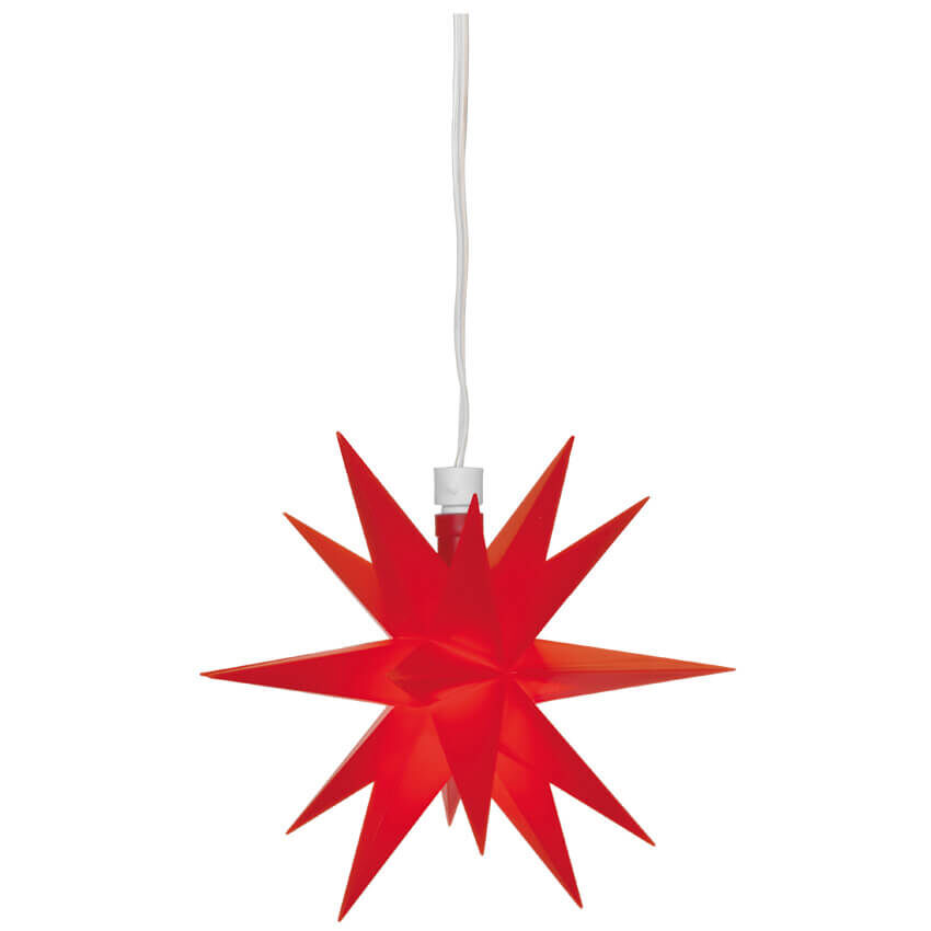 Weihnachtsstern 1 warmweiße LED mit Trafo Ø 120 Weihnachtsstern 1 warmweiße LED mit Trafo Ø 120