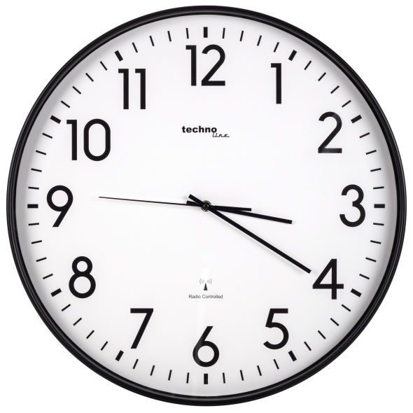 Wanduhr WT 8998 mit Funkuhrwerk Wanduhr WT 8998 mit Funkuhrwerk