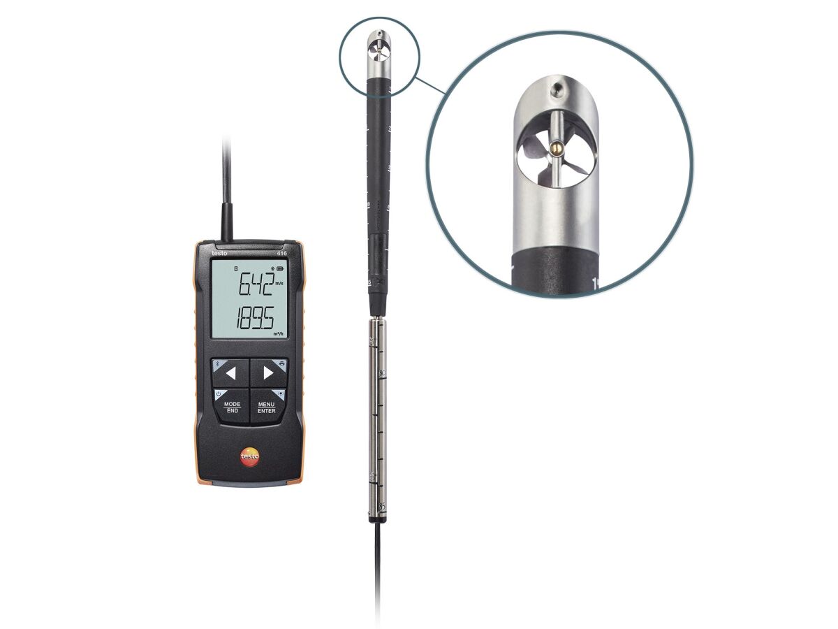 Flügelrad-Anemometer testo 416
