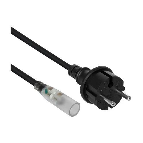 Netzanschlusskabel, schwarz, max. 576W, L 1500 Netzanschlusskabel, schwarz, max. 576W, L 1500