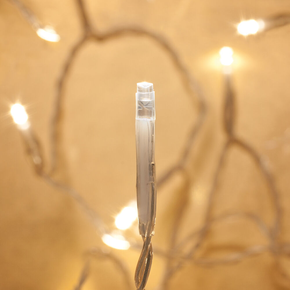 LED-Minilichterkette warmweiße LEDs 5m