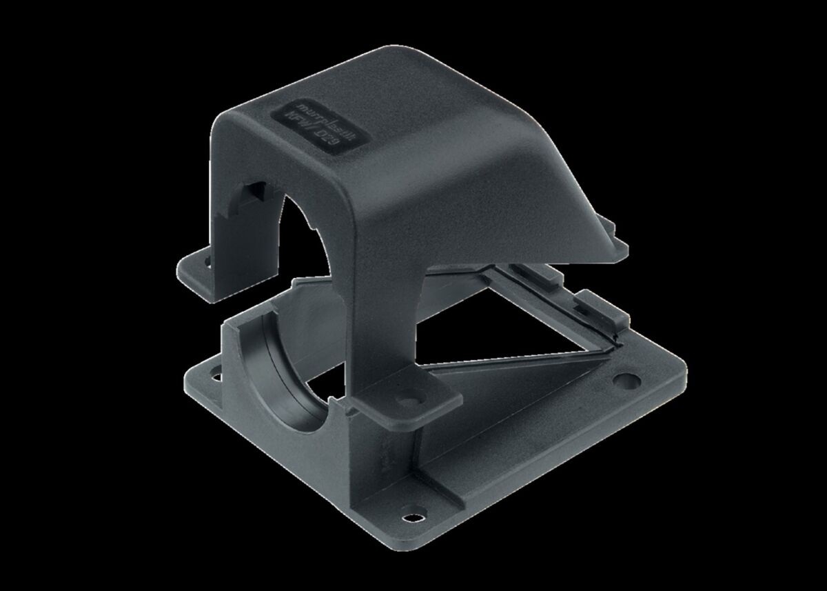 Kunststoff Flanschwinkel KFW / D-29 schwarz Kunststoff Flanschwinkel KFW / D-29 schwarz