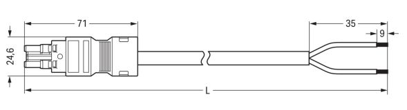konfekt. Anschlussleitung 771-8982/107-404 konfekt. Anschlussleitung 771-8982/107-404
