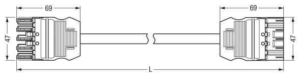 konfekt.Verbindungsleitung 771-9985/017-202 konfekt.Verbindungsleitung 771-9985/017-202