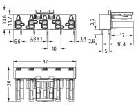 Buchse für Leiterplatten 770-845/011-000/062-