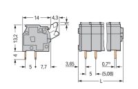 Leiterplattenklemme 255-409/333-000