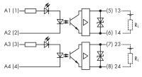 Optokopplermodul 857-1430