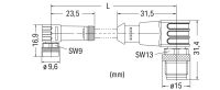 Sensor-/Aktorleitung M8Bu. 756-5510/030-010
